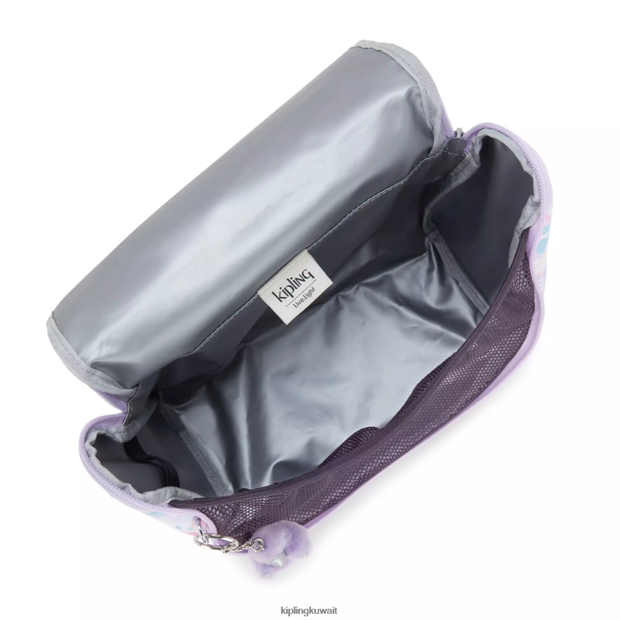 Kipling حقيبة غداء مطبوعة جديدة kichirou نحيف زهور أكوا ZR2RH642 أكياس الغداء