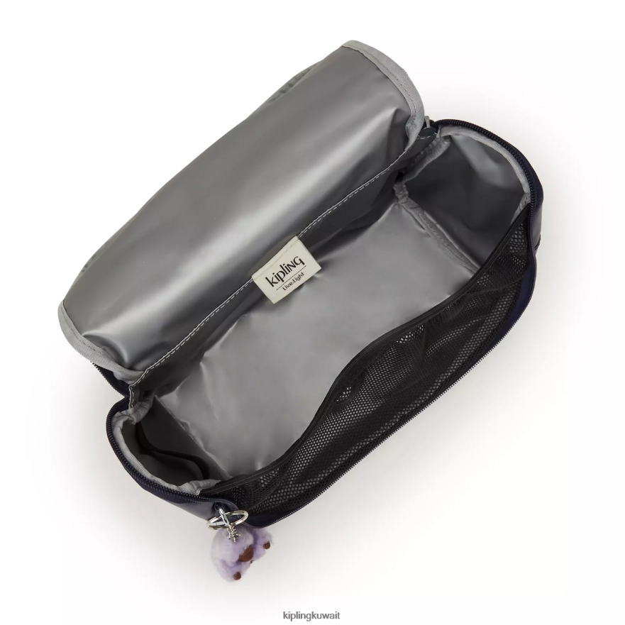 Kipling حقيبة غداء معدنية جديدة kichirou نحيف الأدميرال الأزرق ZR2RH654 أكياس الغداء