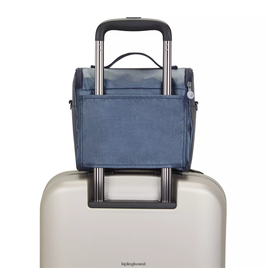 Kipling حقيبة غداء معدنية جديدة kichirou نحيف الأدميرال الأزرق ZR2RH654 أكياس الغداء