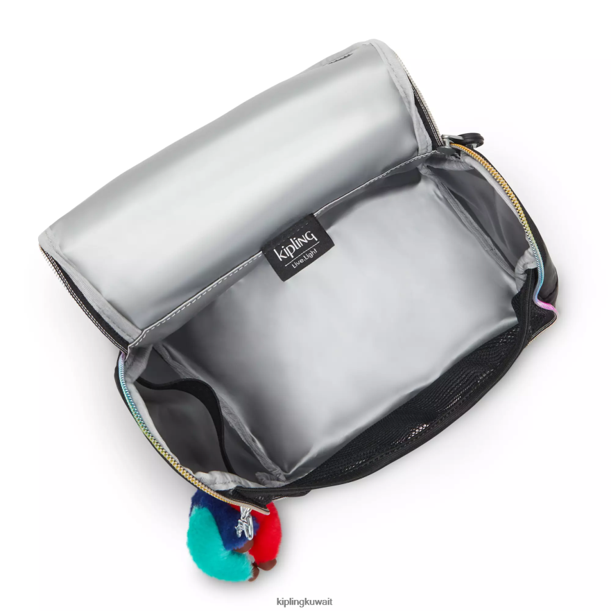 Kipling حقيبة غداء kichirou نحيف قوس قزح أسود حقًا ZR2RH656 أكياس الغداء