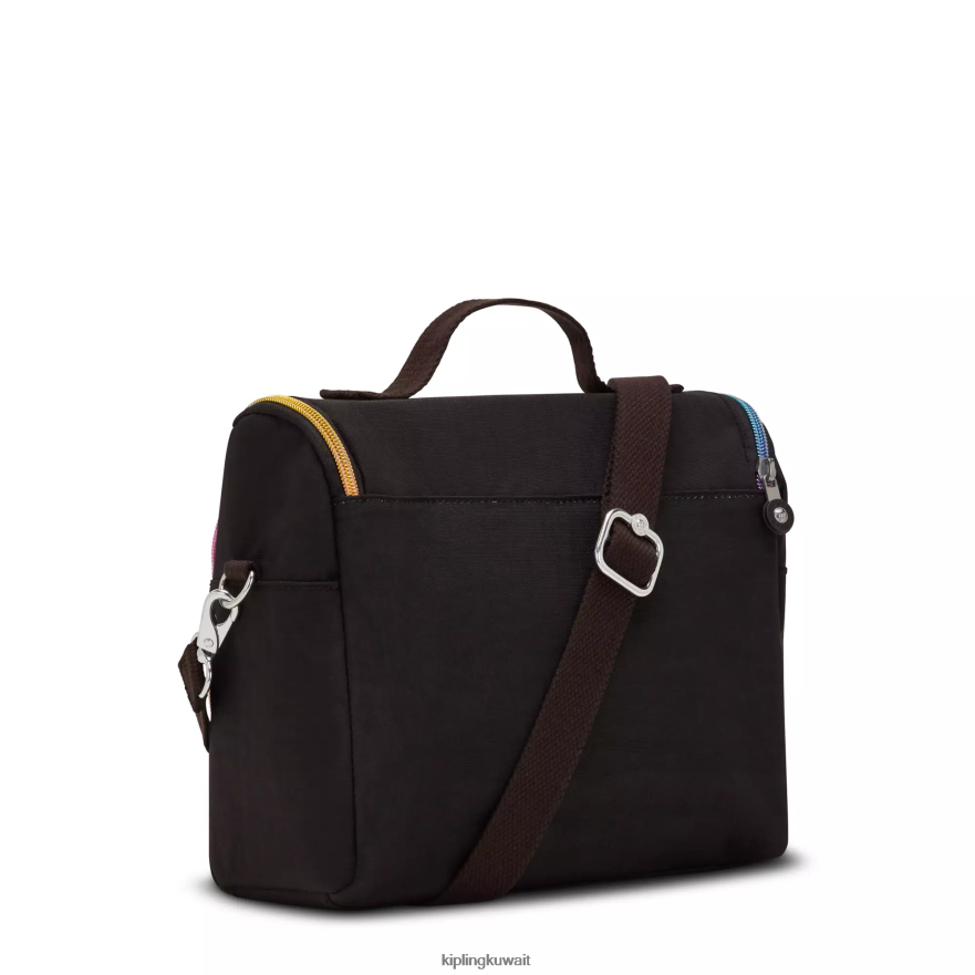 Kipling حقيبة غداء kichirou نحيف قوس قزح أسود حقًا ZR2RH656 أكياس الغداء