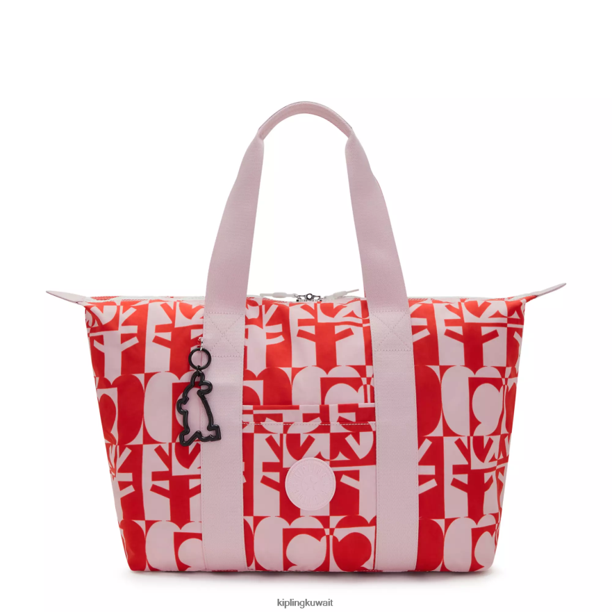 Kipling حقيبة عملية مينجو كيم فن متوسطة نحيف طباعة متعددة minju ZR2RH270 حمل الحقائب