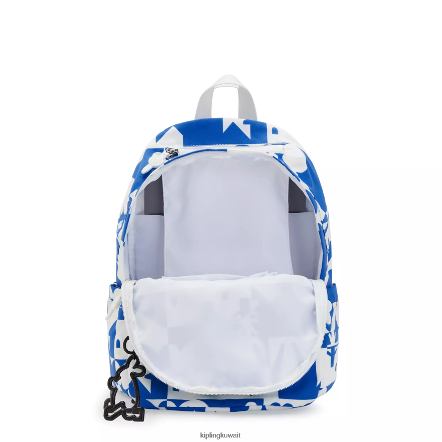 Kipling حقيبة ظهر ديليا مينجو كيم نحيف طباعة متعددة minju ZR2RH337 حقائب ظهر الموضة