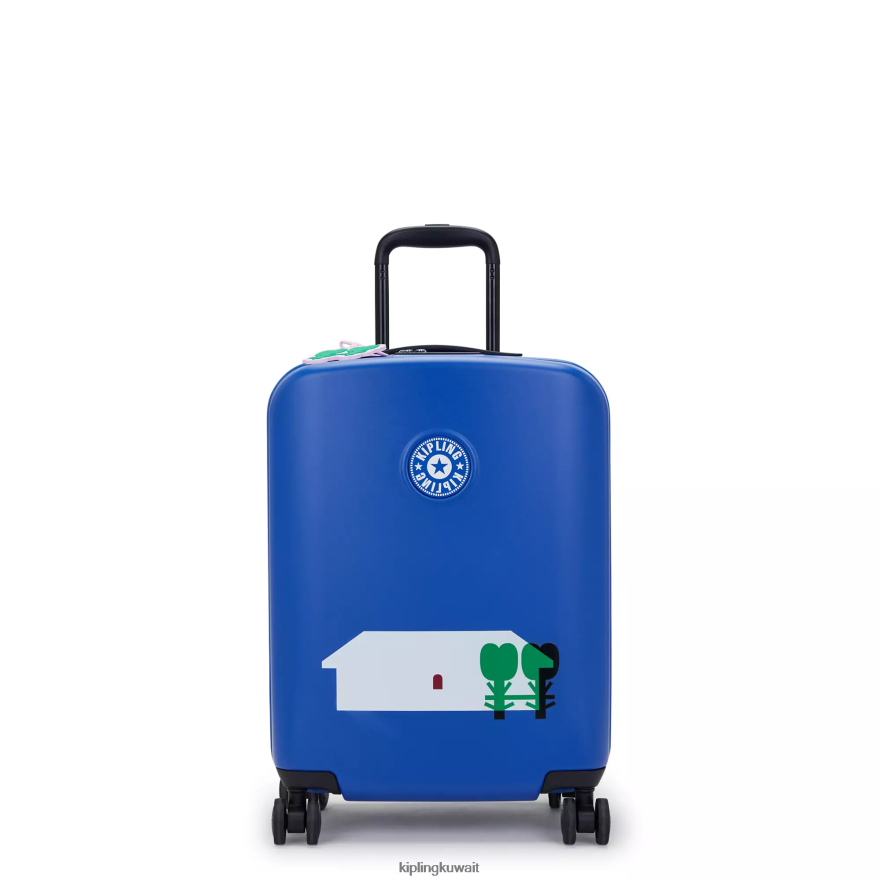 Kipling فضول صغير minju kim 4 عجلات بعجلات الأمتعة المتداول نحيف طباعة متعددة minju ZR2RH512 الأمتعة المتداول