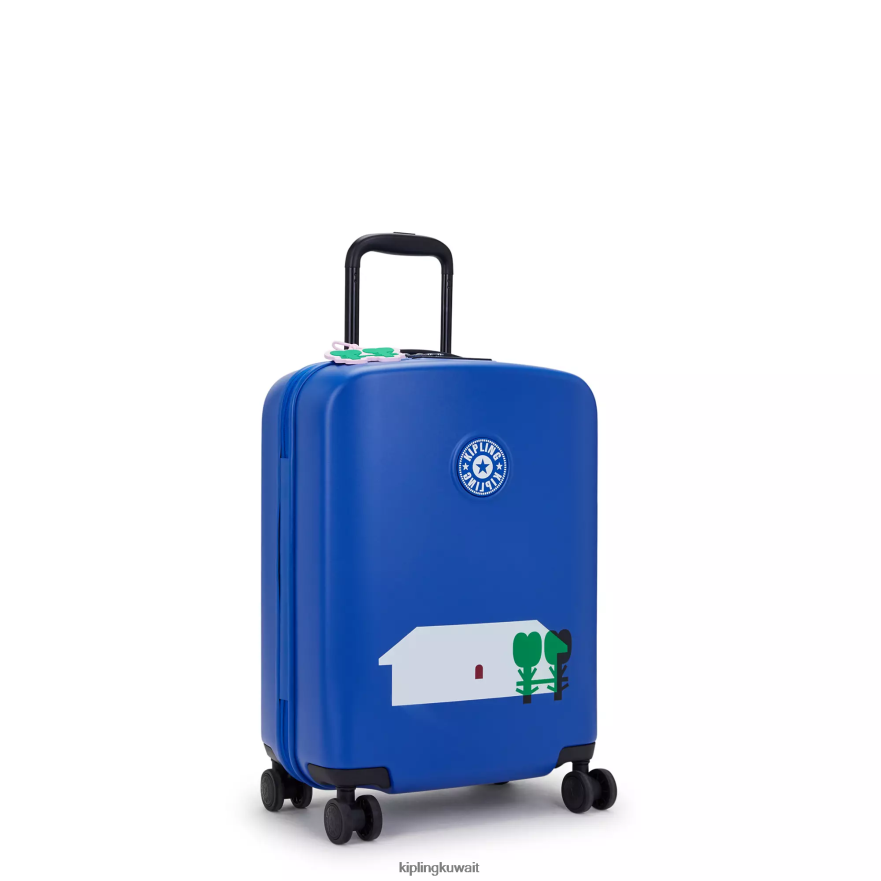 Kipling فضول صغير minju kim 4 عجلات بعجلات الأمتعة المتداول نحيف طباعة متعددة minju ZR2RH512 الأمتعة المتداول