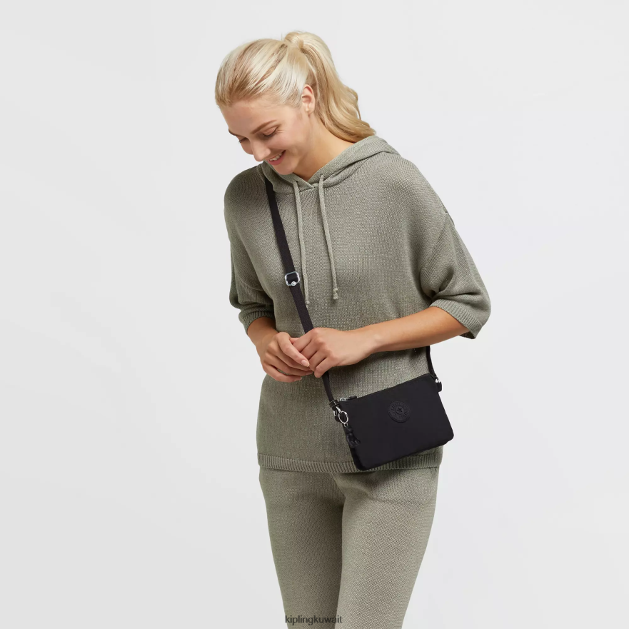 Kipling حقيبة كروس الإبداع xb نحيف نوير أسود ZR2RH108 حقائب كروسبودي