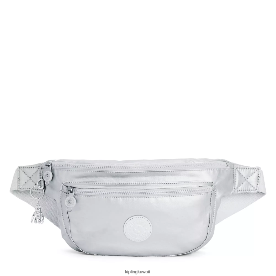 Kipling yasemina حزمة الخصر المعدنية كبيرة جدا نحيف لامع لامع ZR2RH284 حزمة الخصر