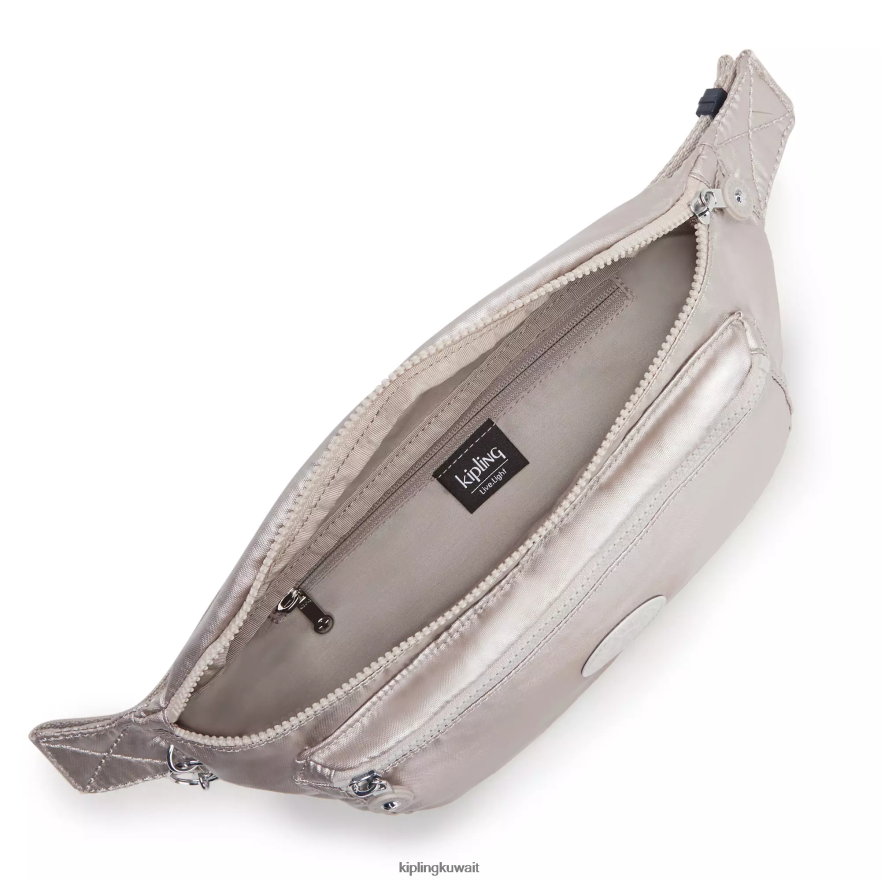 Kipling yasemina حزمة الخصر المعدنية كبيرة جدا نحيف توهج معدني ZR2RH285 حزمة الخصر
